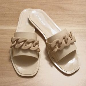 steve madden women's treats embellished jelly slide sandals